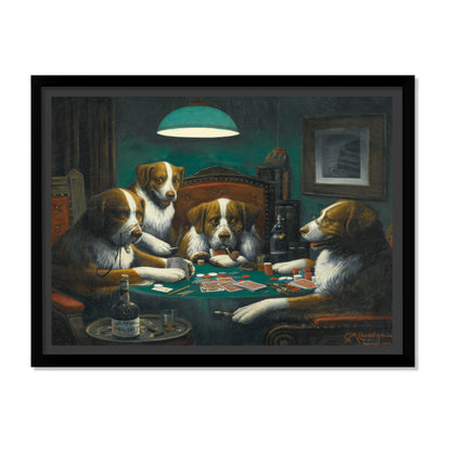 PERROS JUGANDO AL PÓQUER