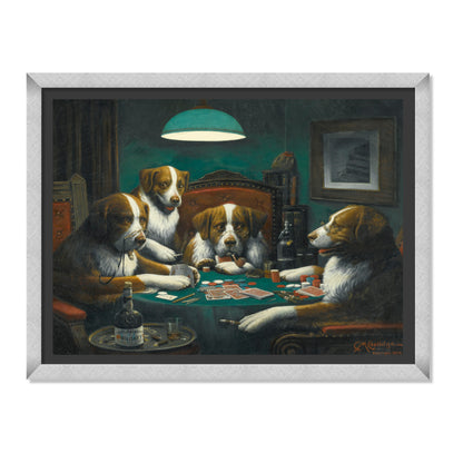 PERROS JUGANDO AL PÓQUER