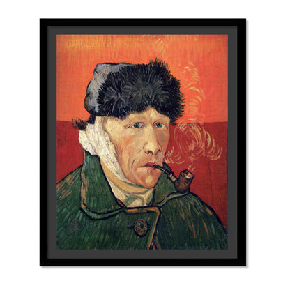 AUTORRETRATO CON LA OREJA VENDADA Y PIPA