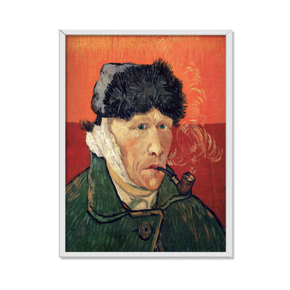 AUTORRETRATO CON LA OREJA VENDADA Y PIPA