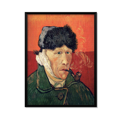 AUTORRETRATO CON LA OREJA VENDADA Y PIPA