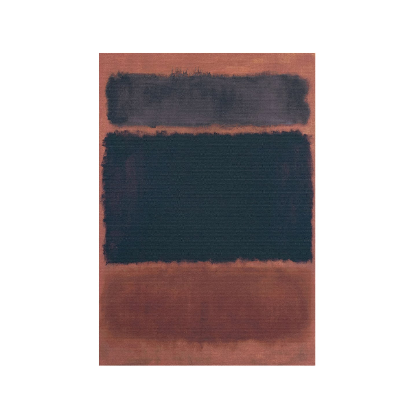 NEGRO SOBRE ROJO OSCURO