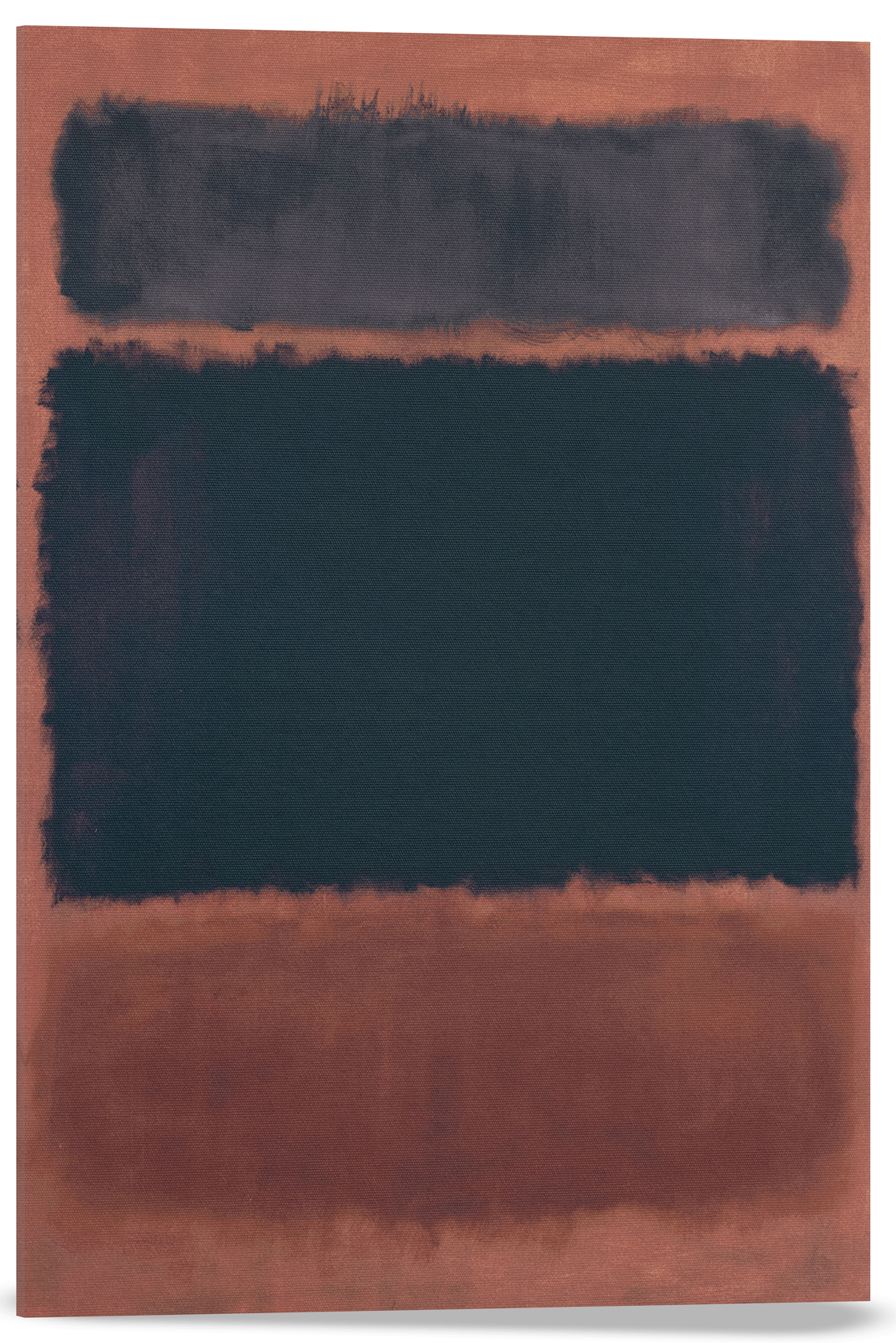 NEGRO SOBRE ROJO OSCURO