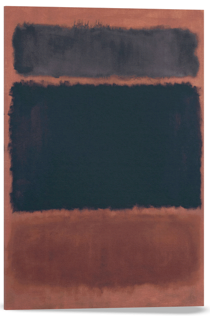 NEGRO SOBRE ROJO OSCURO