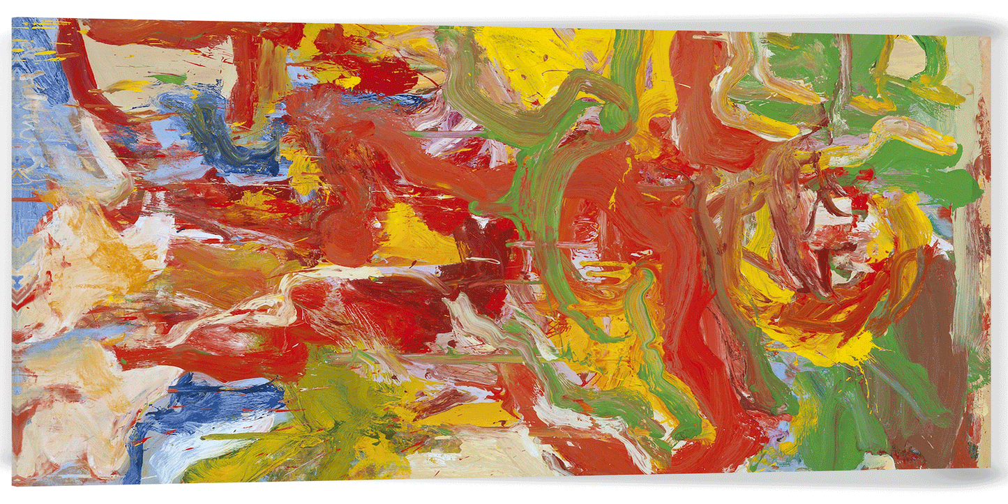 COMPOSICIÓN ABSTRACTA EN ROJO Y AMARILLO