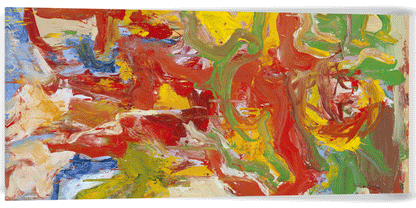 COMPOSICIÓN ABSTRACTA EN ROJO Y AMARILLO