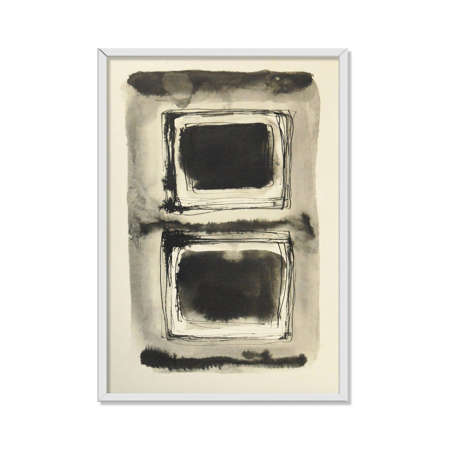 ESTUDIO DE NEGRO SOBRE GRIS