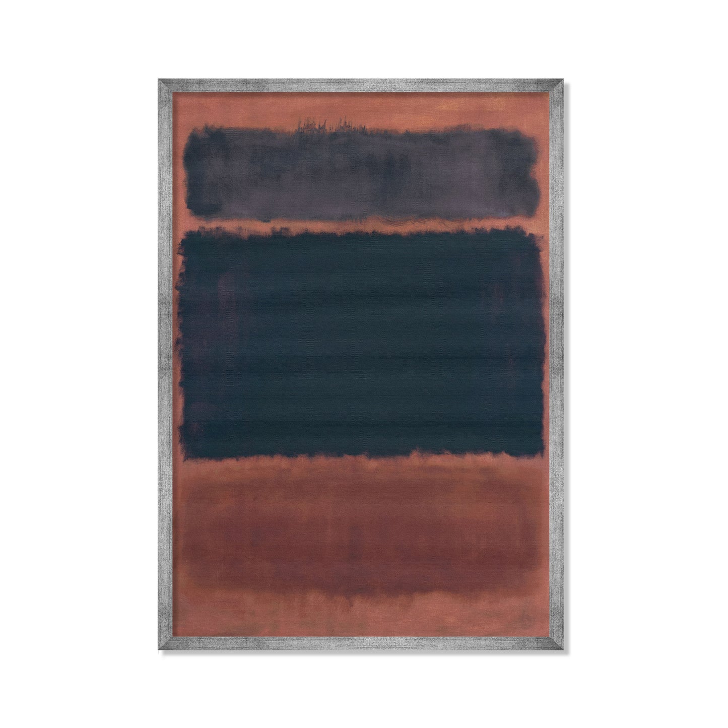 NEGRO SOBRE ROJO OSCURO