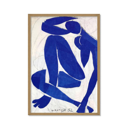 DESNUDO AZUL IV