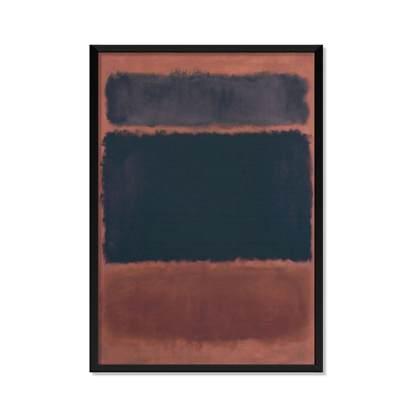 NEGRO SOBRE ROJO OSCURO
