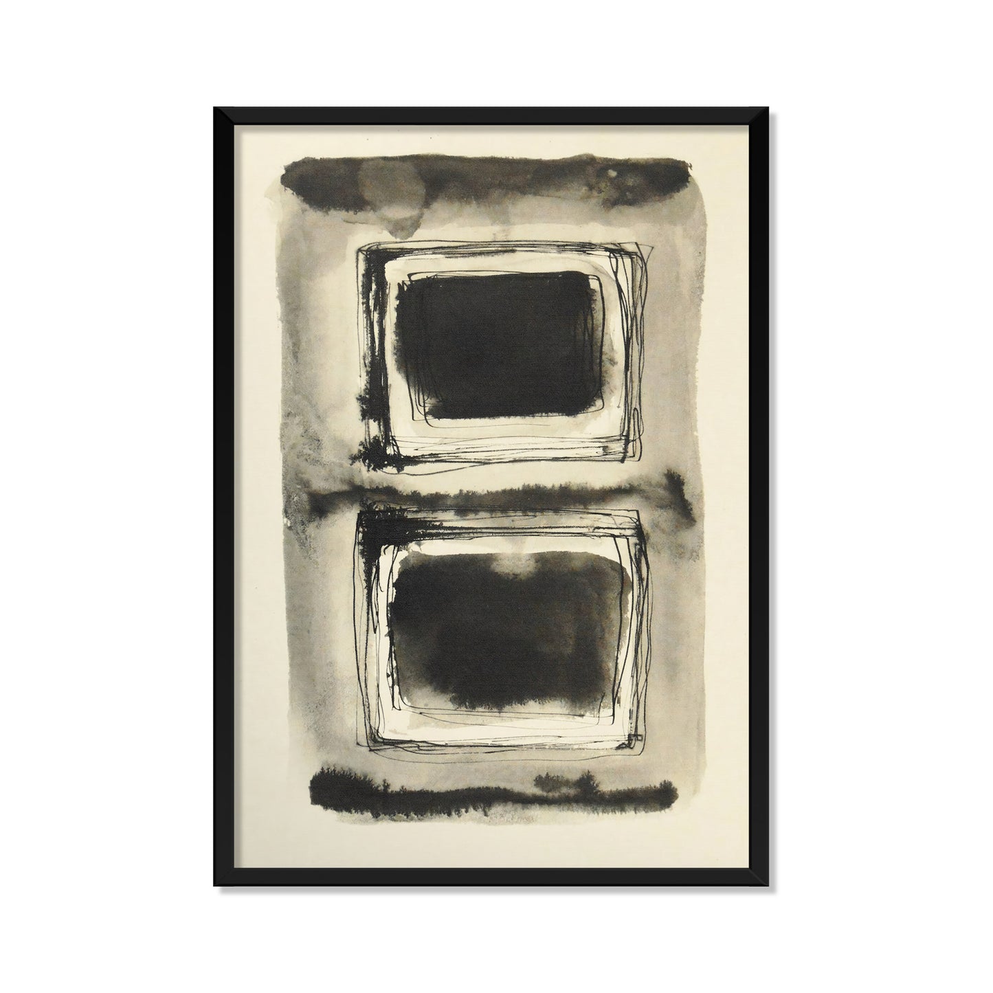 ESTUDIO DE NEGRO SOBRE GRIS