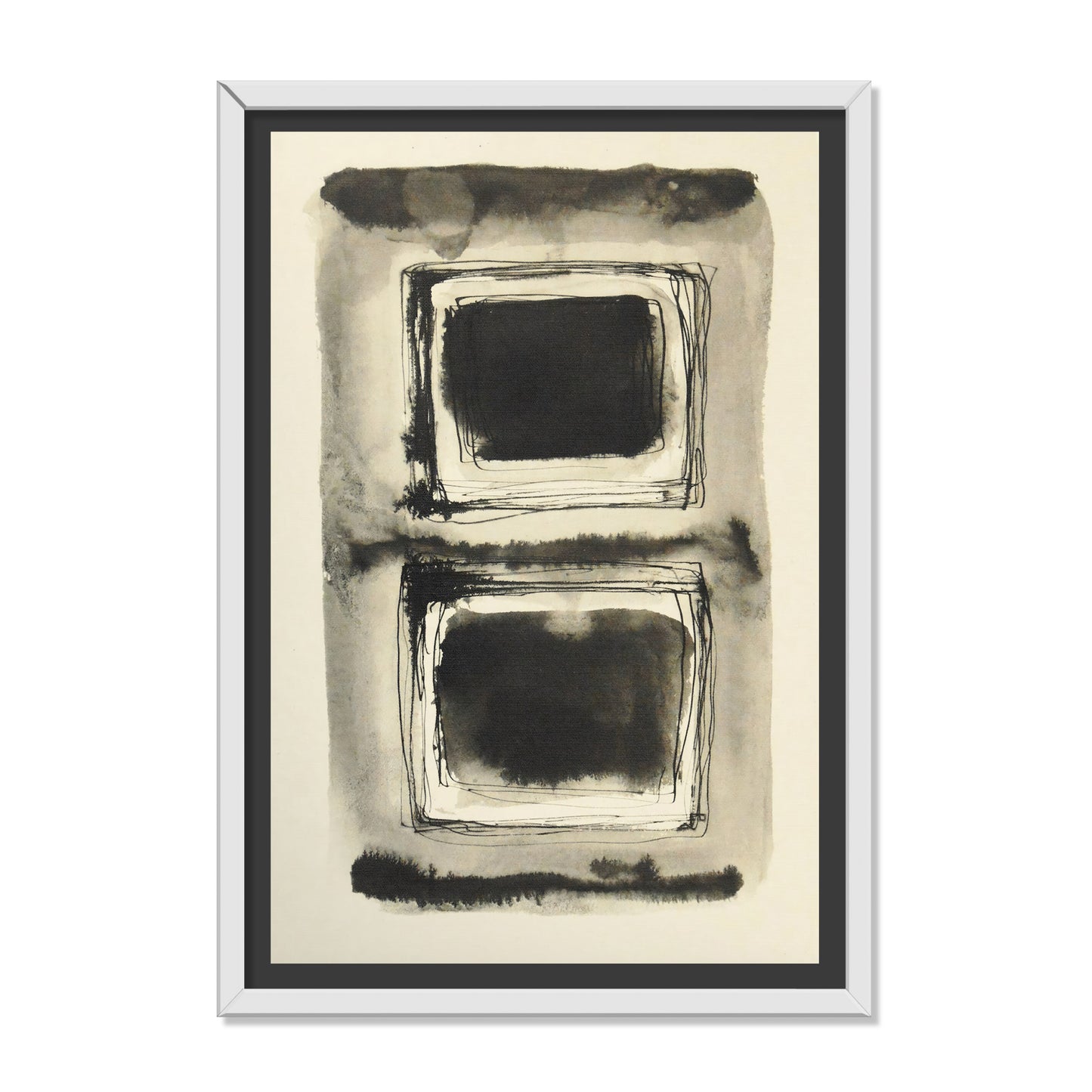 ESTUDIO DE NEGRO SOBRE GRIS