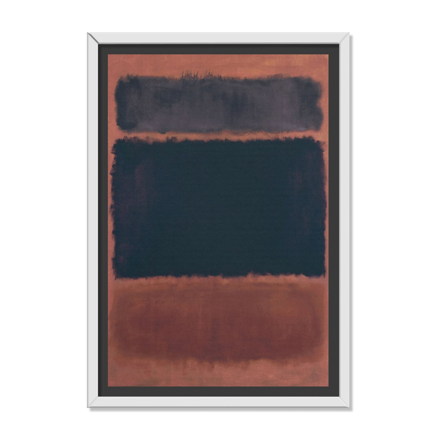 NEGRO SOBRE ROJO OSCURO
