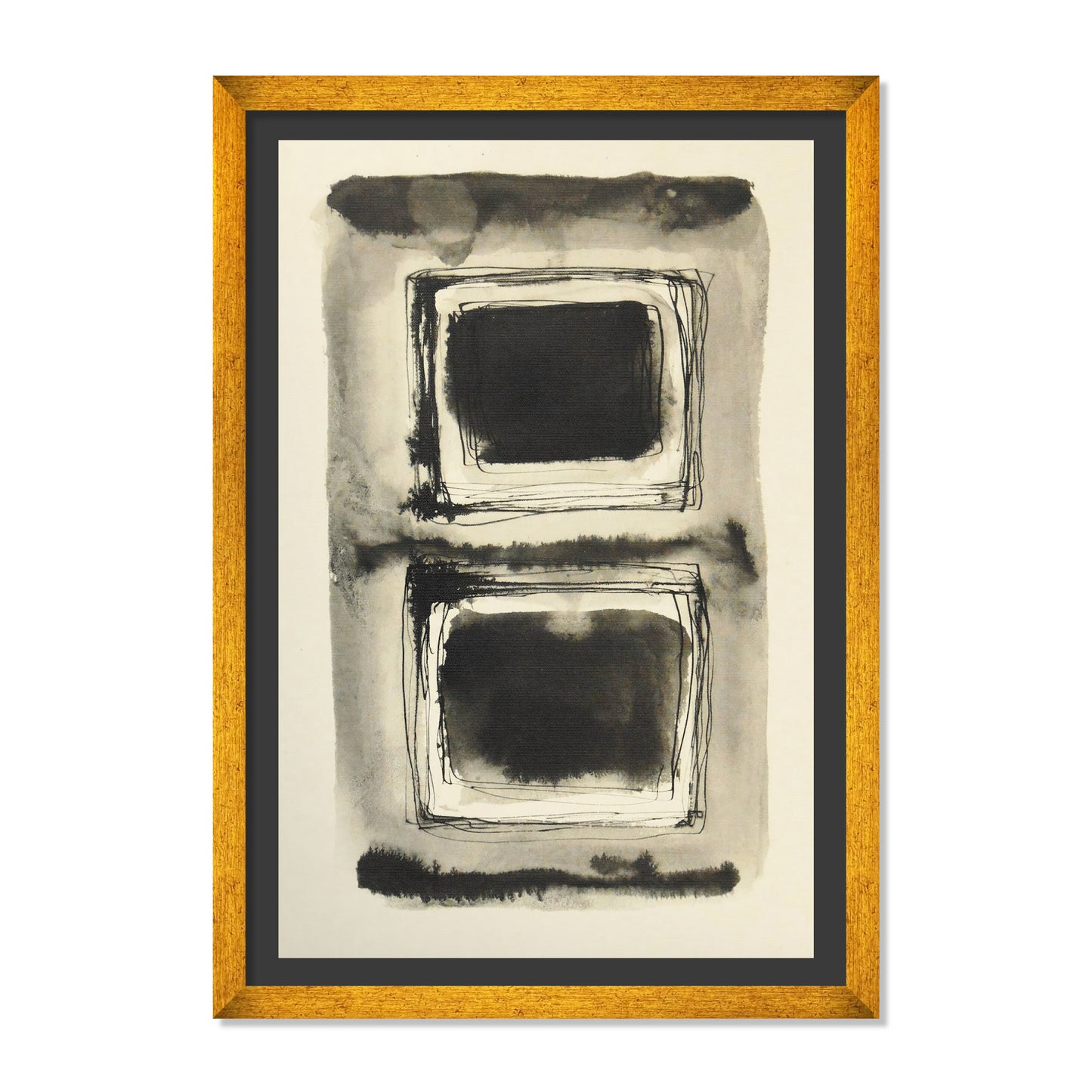 ESTUDIO DE NEGRO SOBRE GRIS