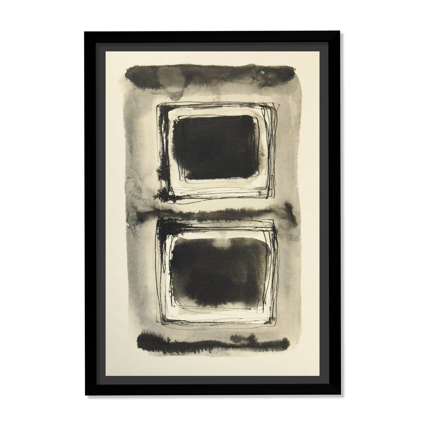 ESTUDIO DE NEGRO SOBRE GRIS