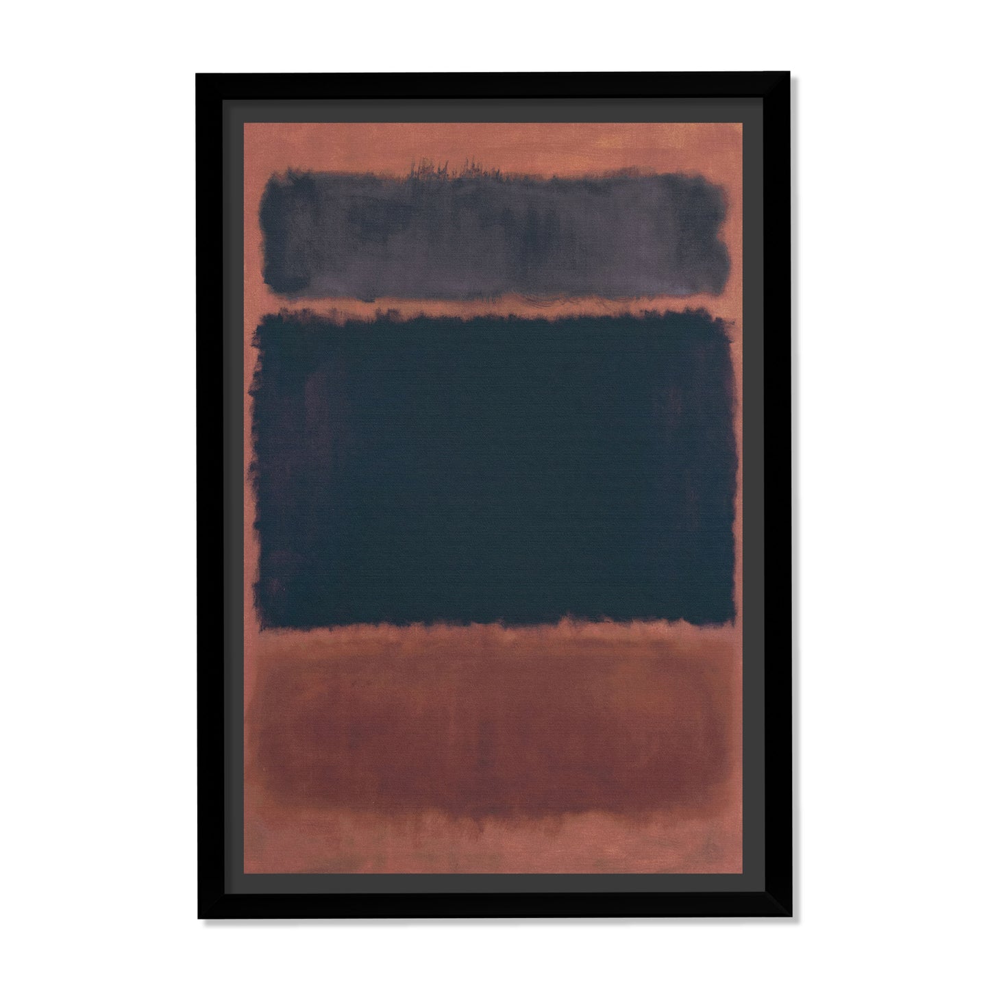 NEGRO SOBRE ROJO OSCURO