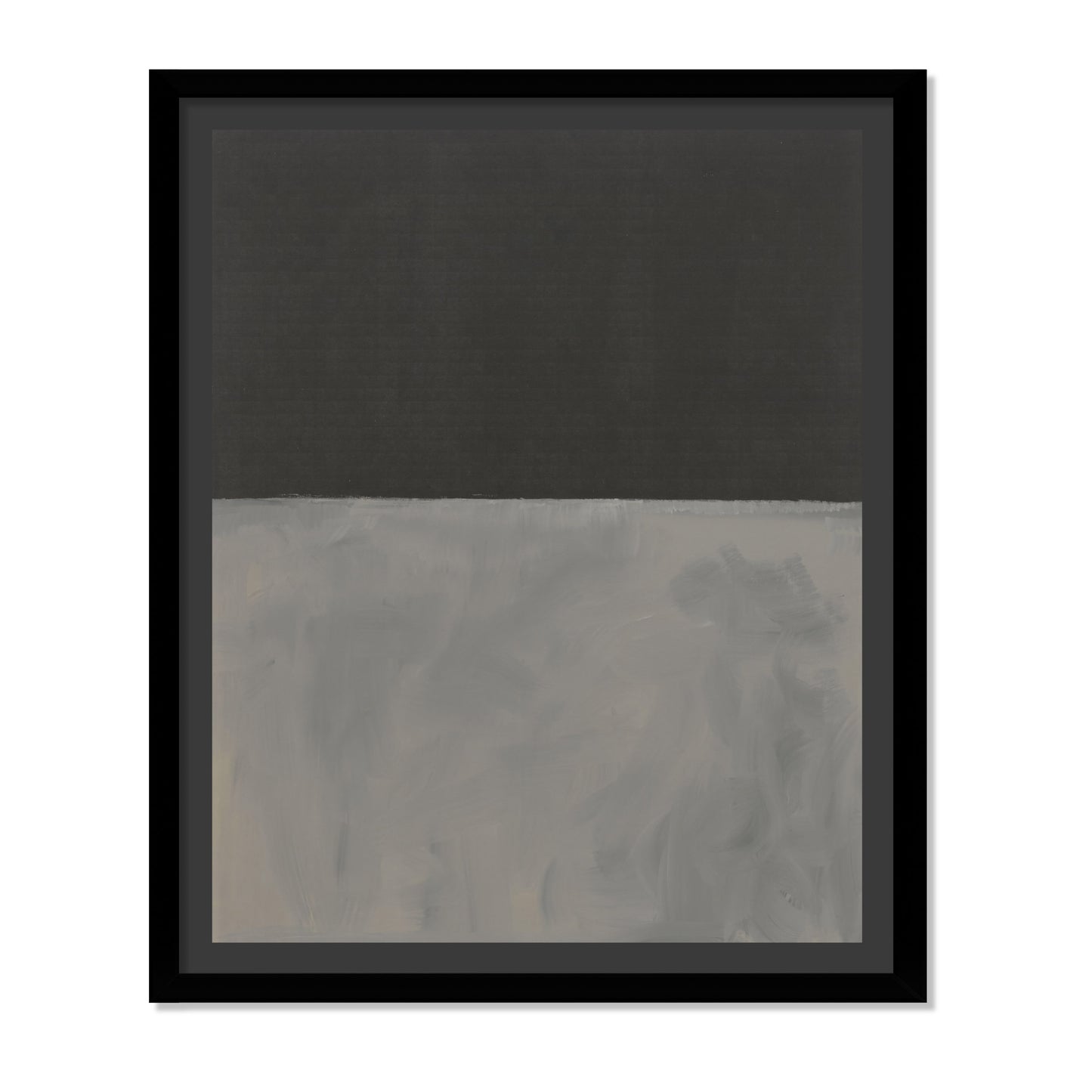 NEGRO SOBRE GRIS
