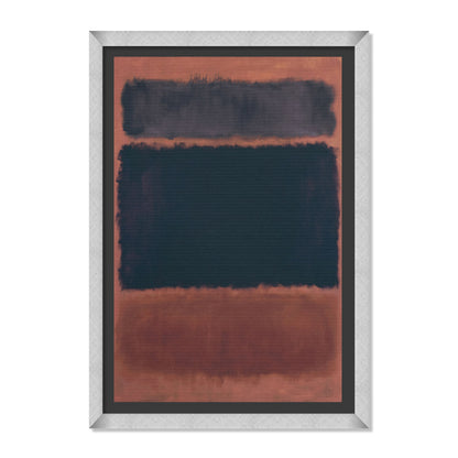 NEGRO SOBRE ROJO OSCURO