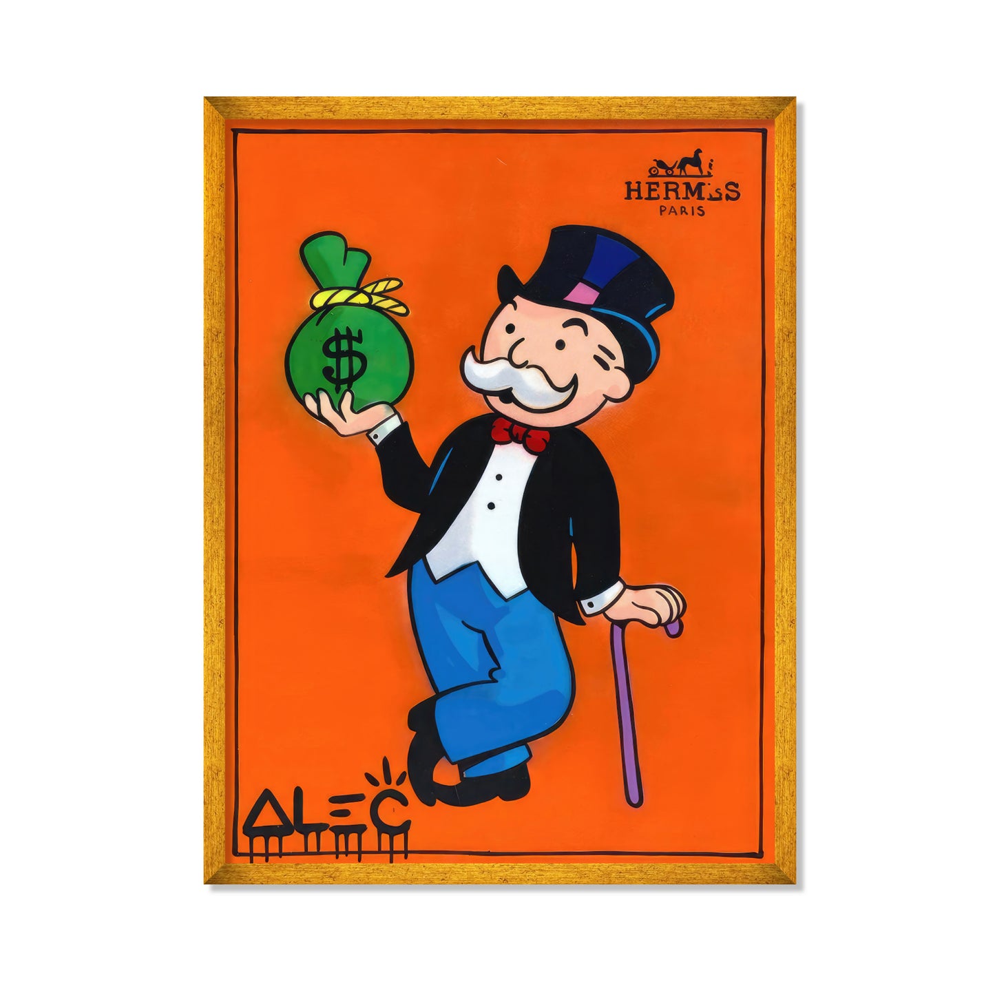 HERMES MONEY BAG