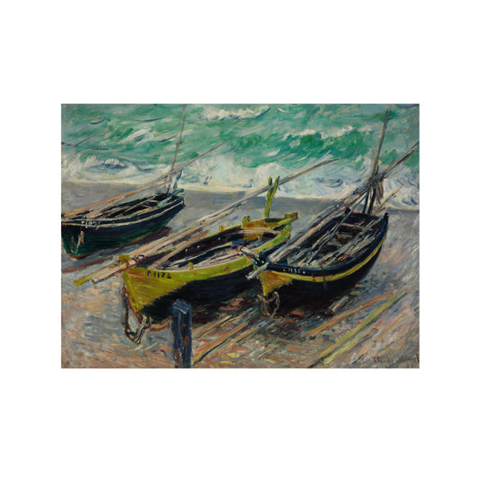 TRES BARCOS DE PESCA