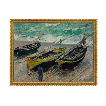 TRES BARCOS DE PESCA