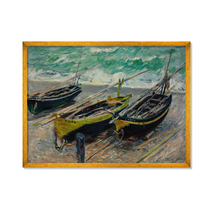 TRES BARCOS DE PESCA