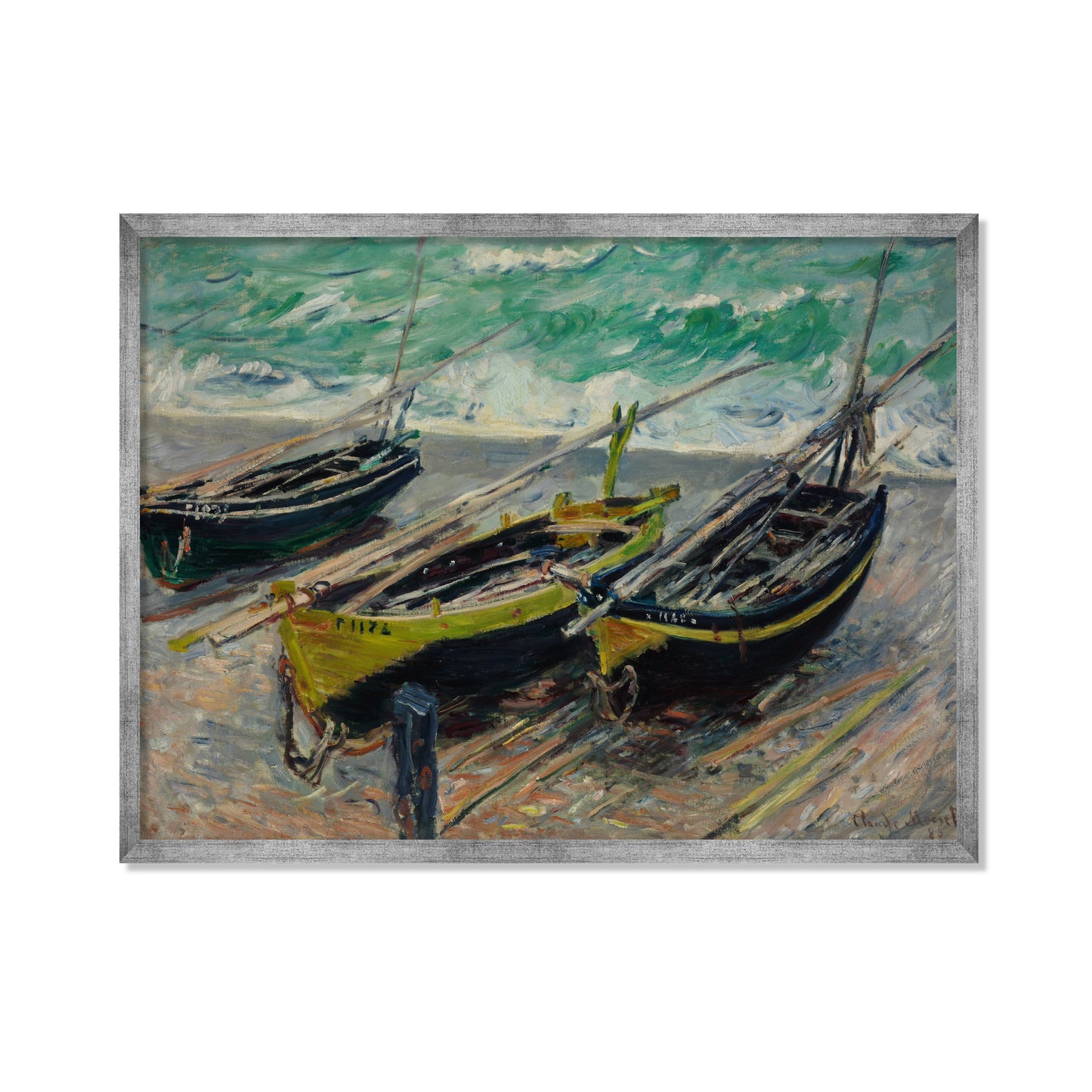 TRES BARCOS DE PESCA