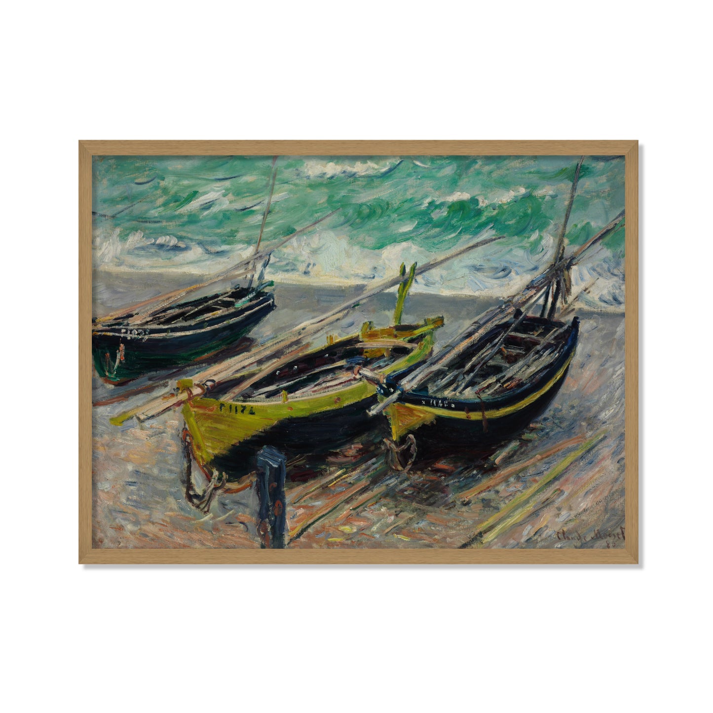 TRES BARCOS DE PESCA