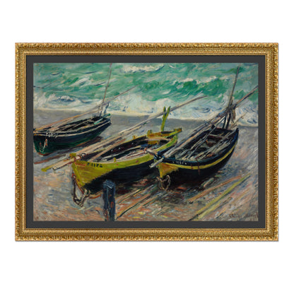 TRES BARCOS DE PESCA