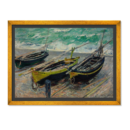TRES BARCOS DE PESCA