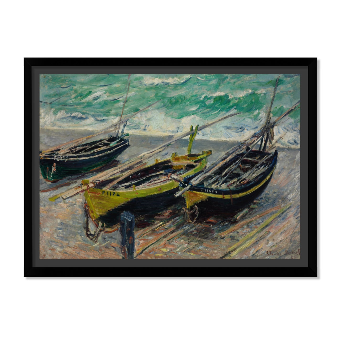 TRES BARCOS DE PESCA