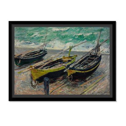 TRES BARCOS DE PESCA