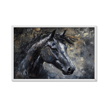 RETRATO DE CABALLO NEGRO
