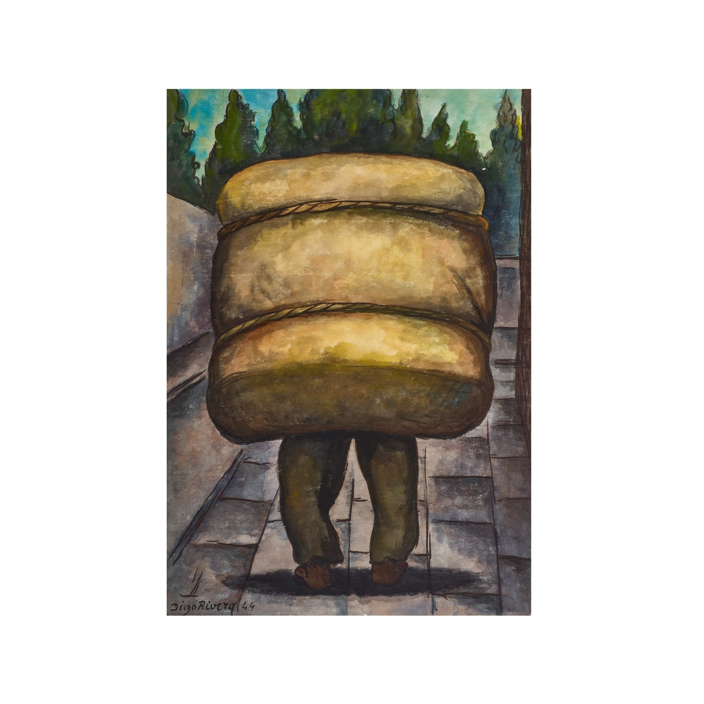 CON LA CARGA A ESPALDAS