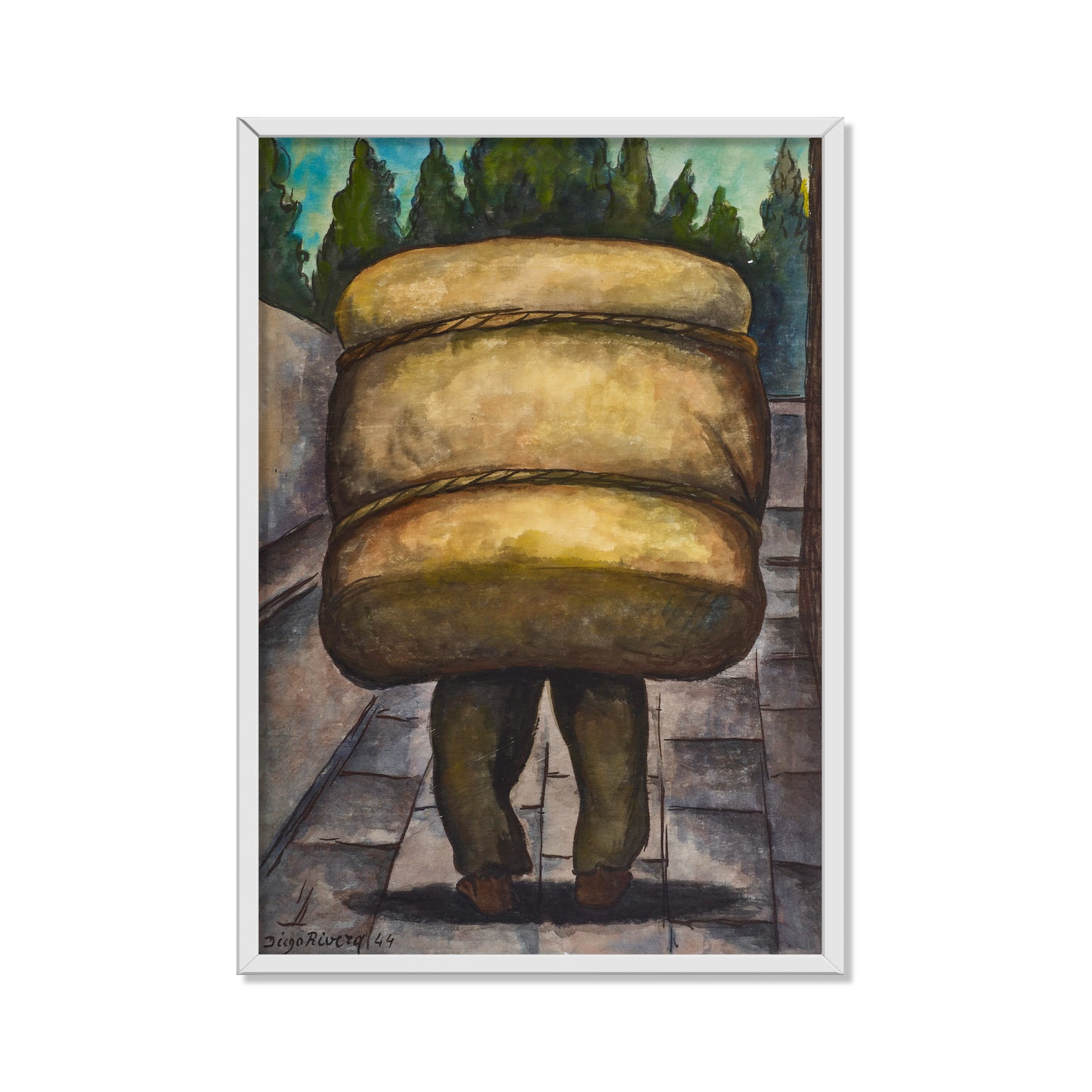 CON LA CARGA A ESPALDAS