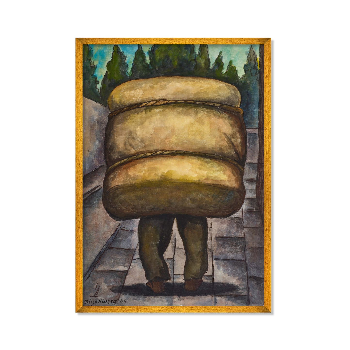 CON LA CARGA A ESPALDAS