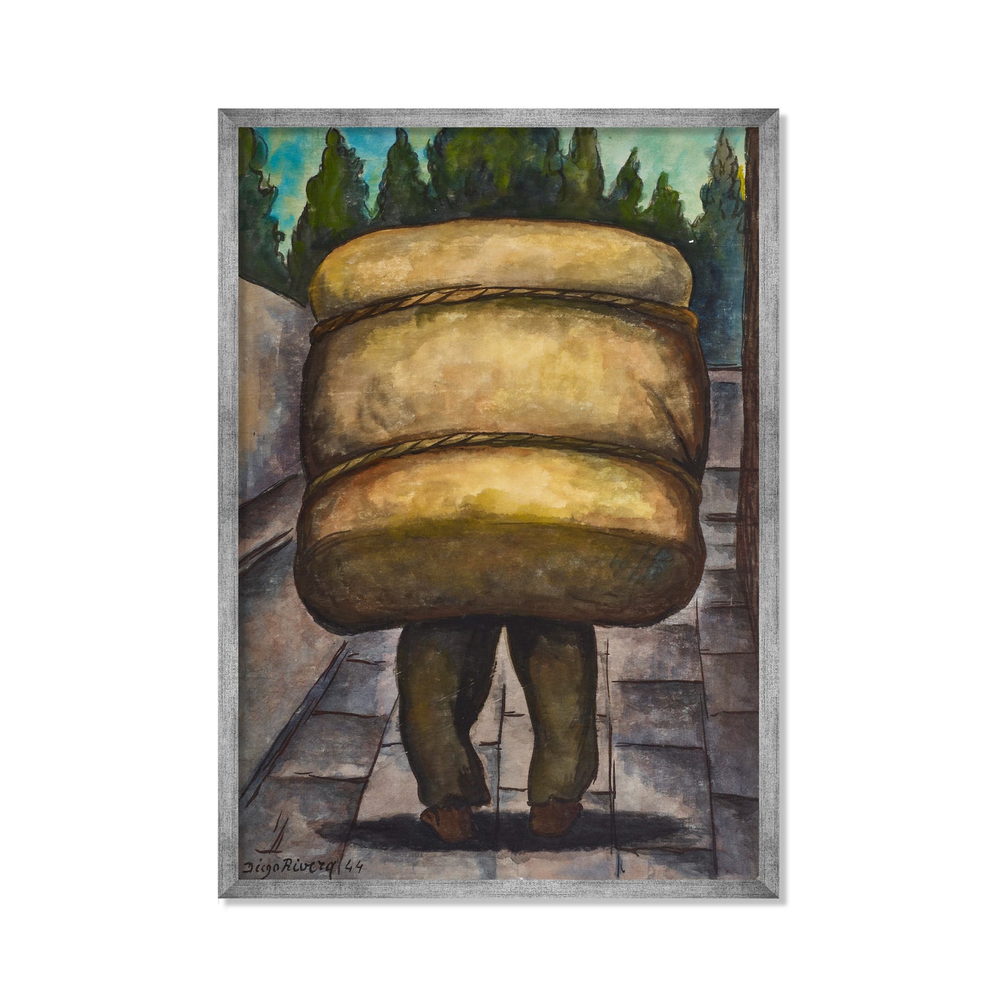 CON LA CARGA A ESPALDAS