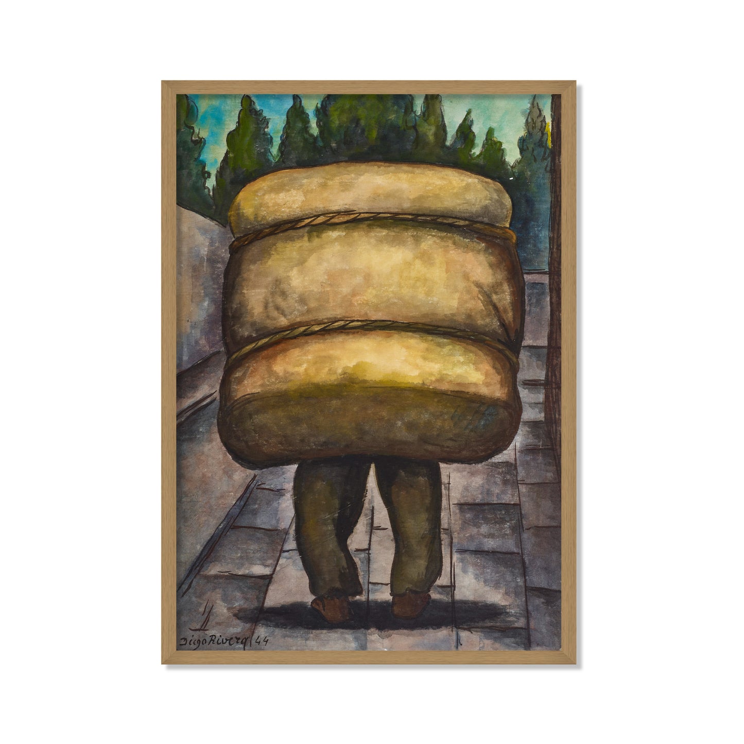 CON LA CARGA A ESPALDAS