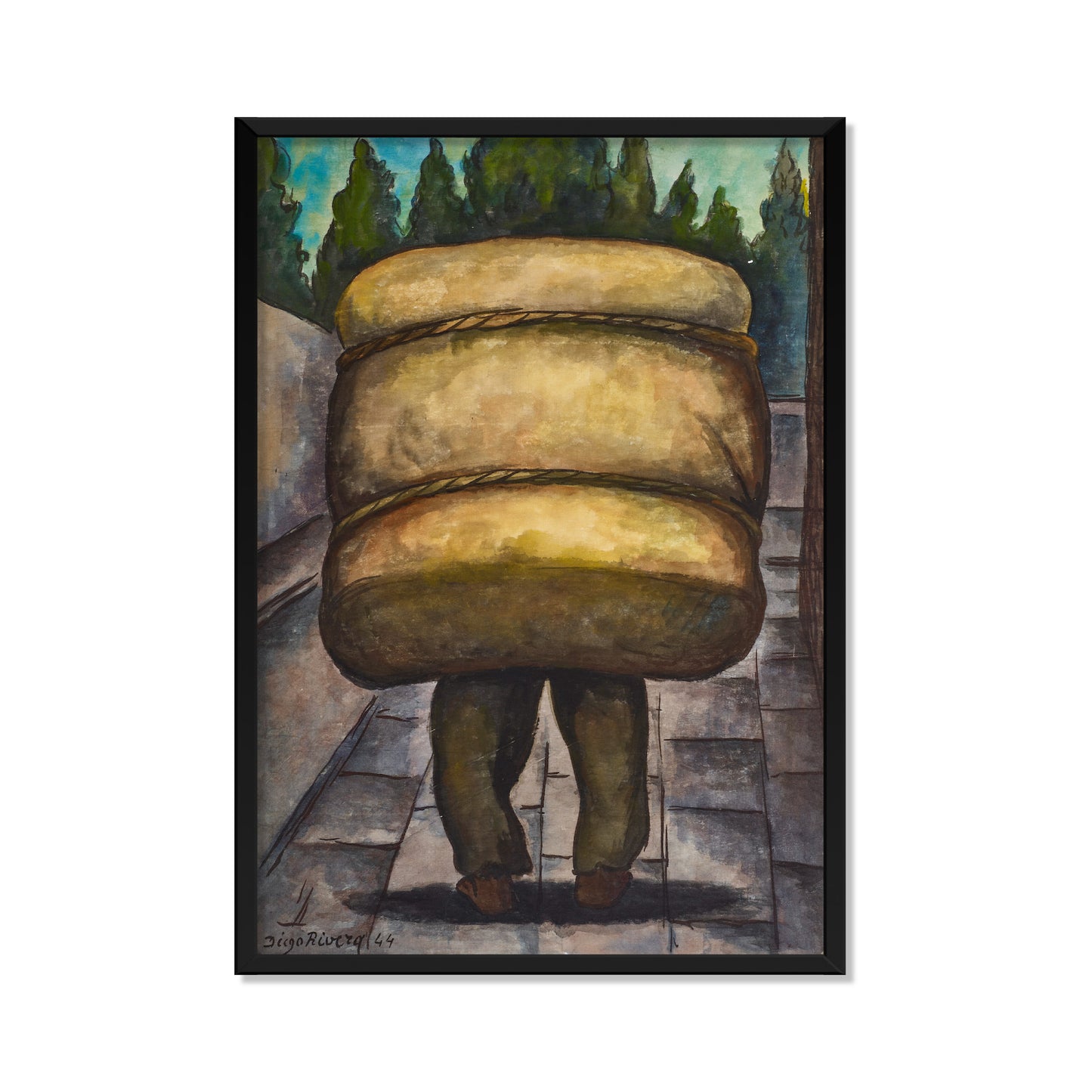 CON LA CARGA A ESPALDAS