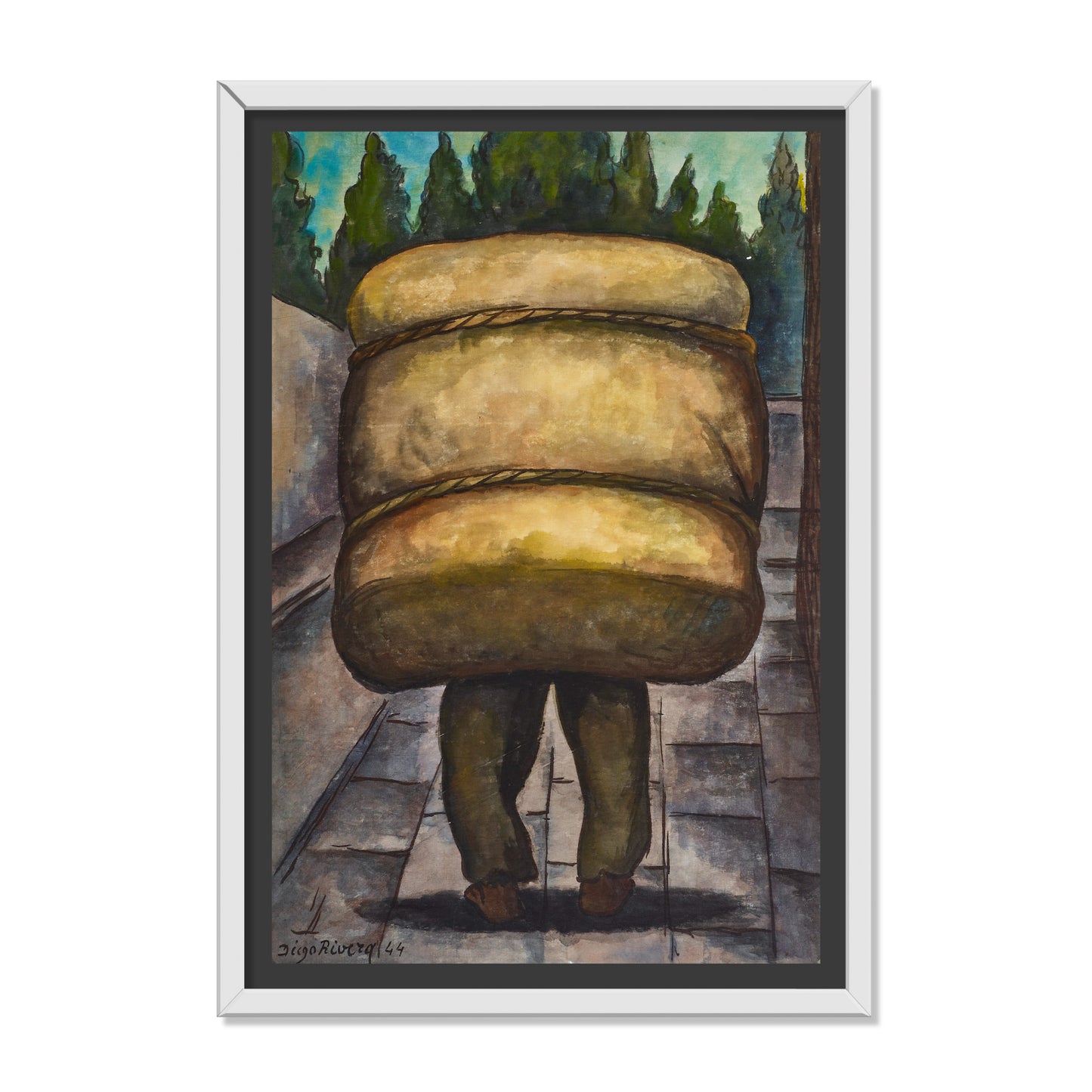 CON LA CARGA A ESPALDAS