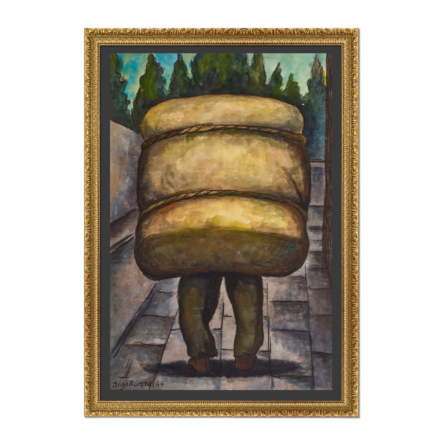 CON LA CARGA A ESPALDAS