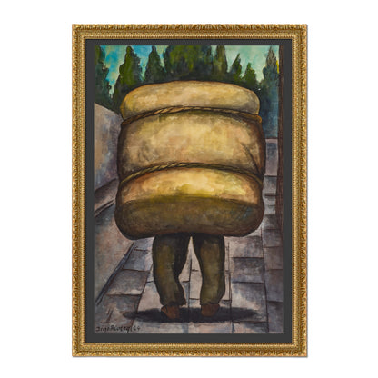 CON LA CARGA A ESPALDAS