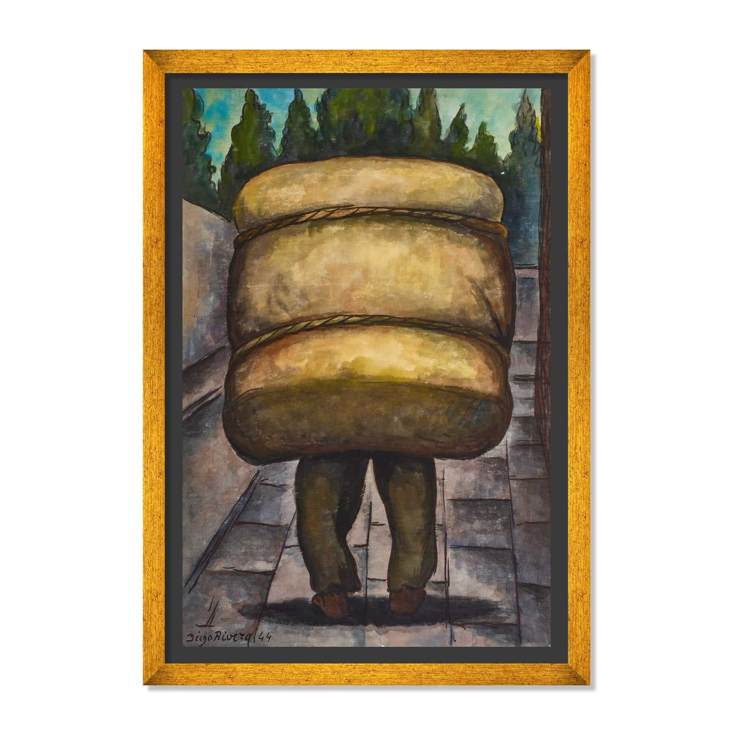 CON LA CARGA A ESPALDAS