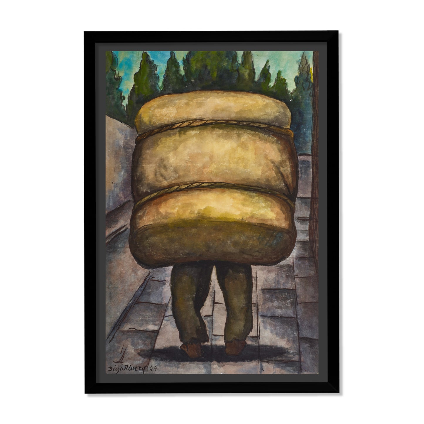 CON LA CARGA A ESPALDAS