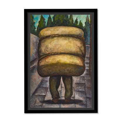 CON LA CARGA A ESPALDAS