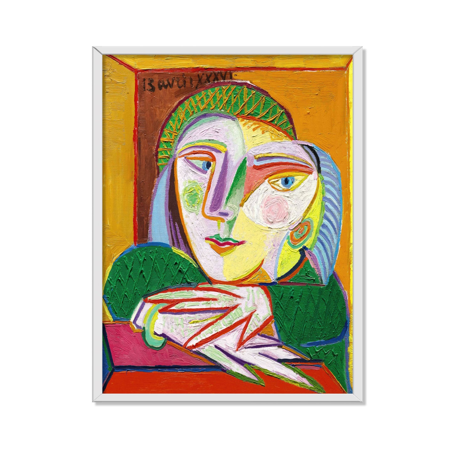 MUJER JUNTO A LA VENTANA