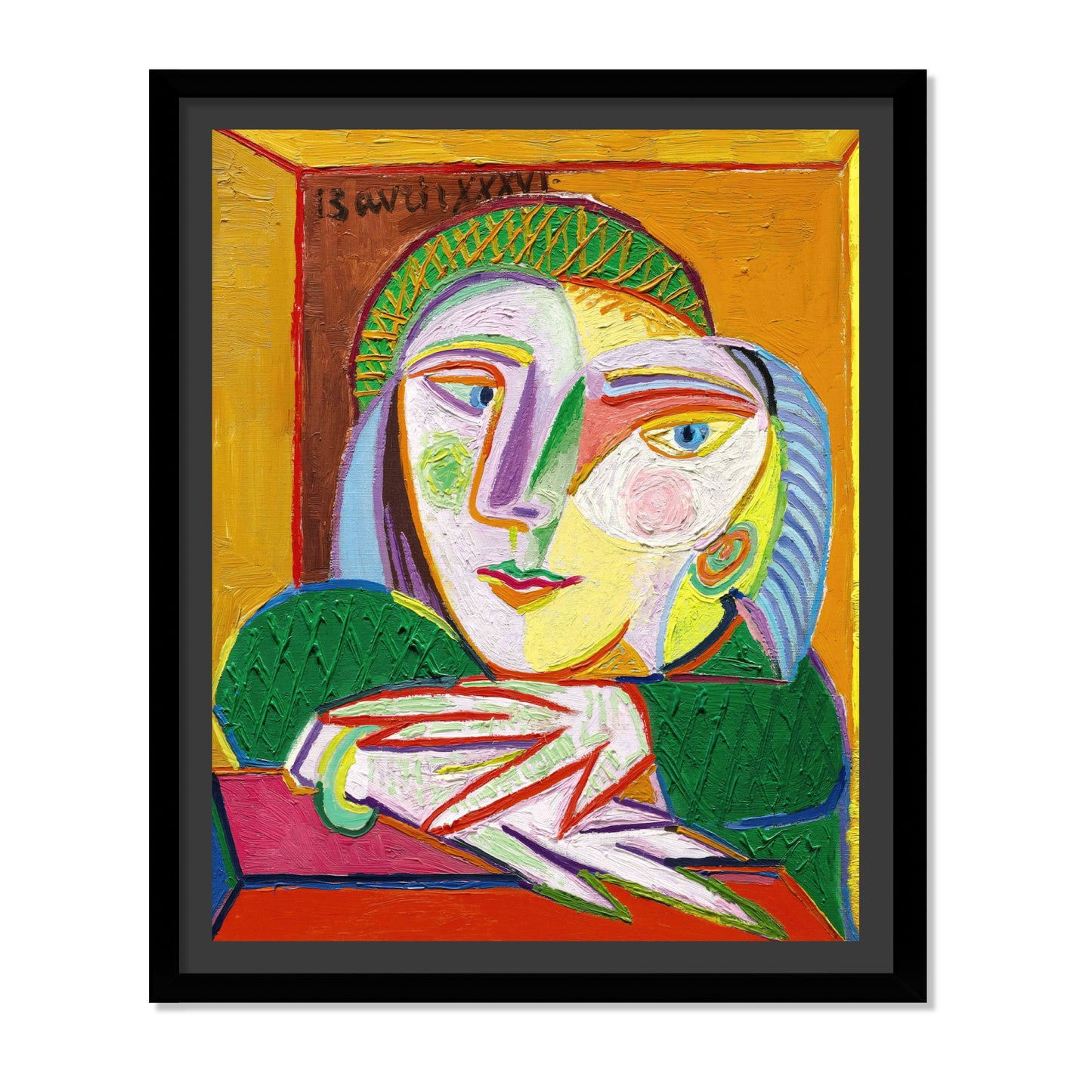 MUJER JUNTO A LA VENTANA
