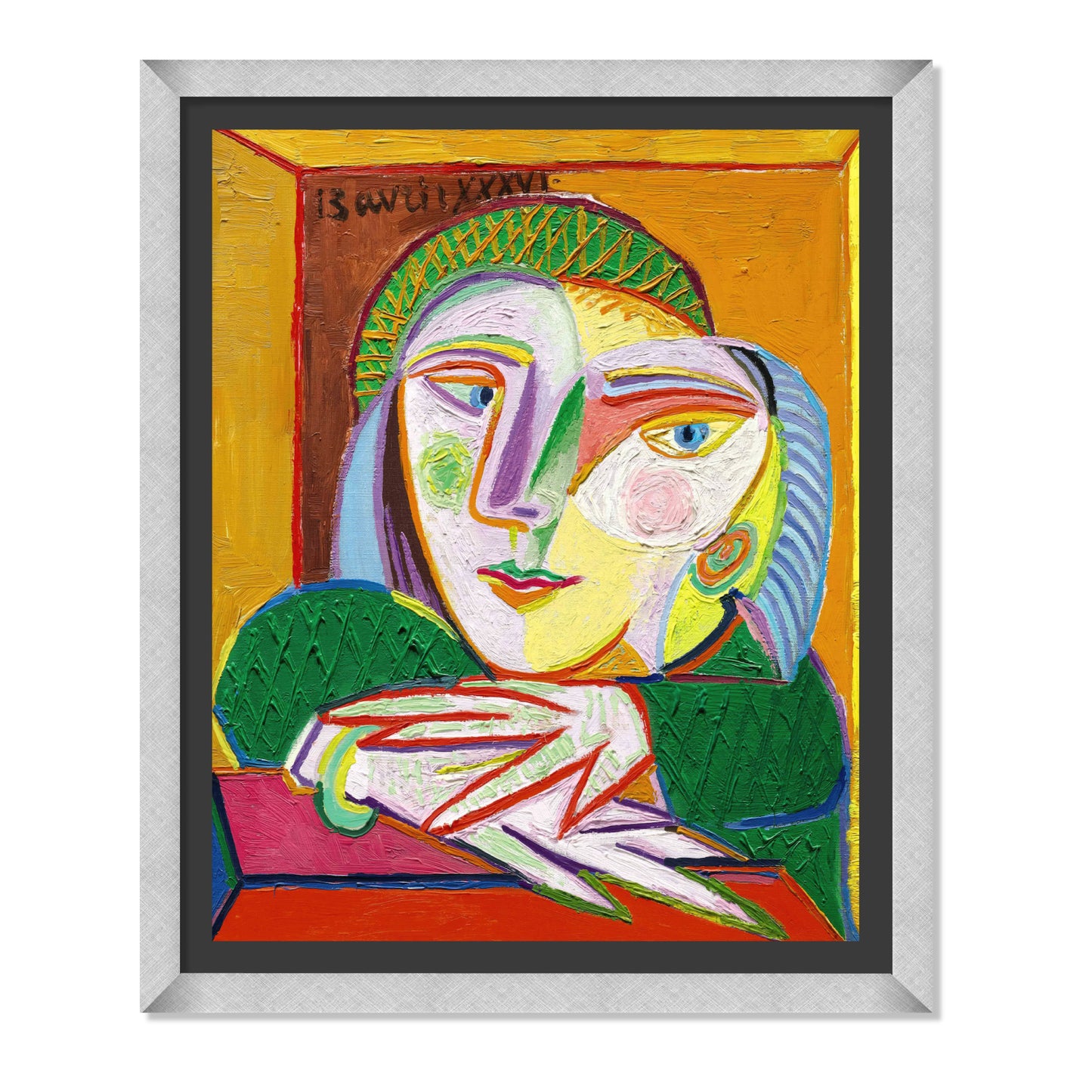MUJER JUNTO A LA VENTANA