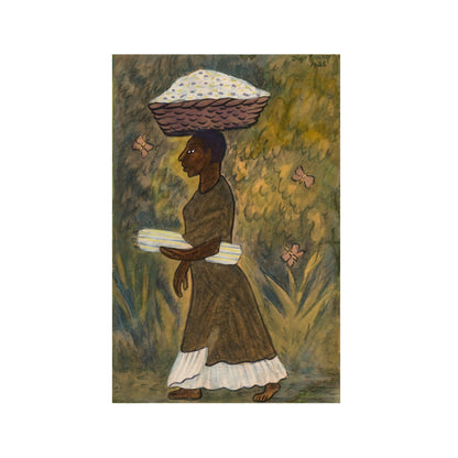 MUJER PORTANDO UNA CANASTA
