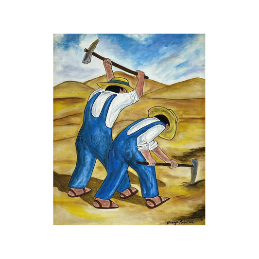TRABAJADORES CON PICOS